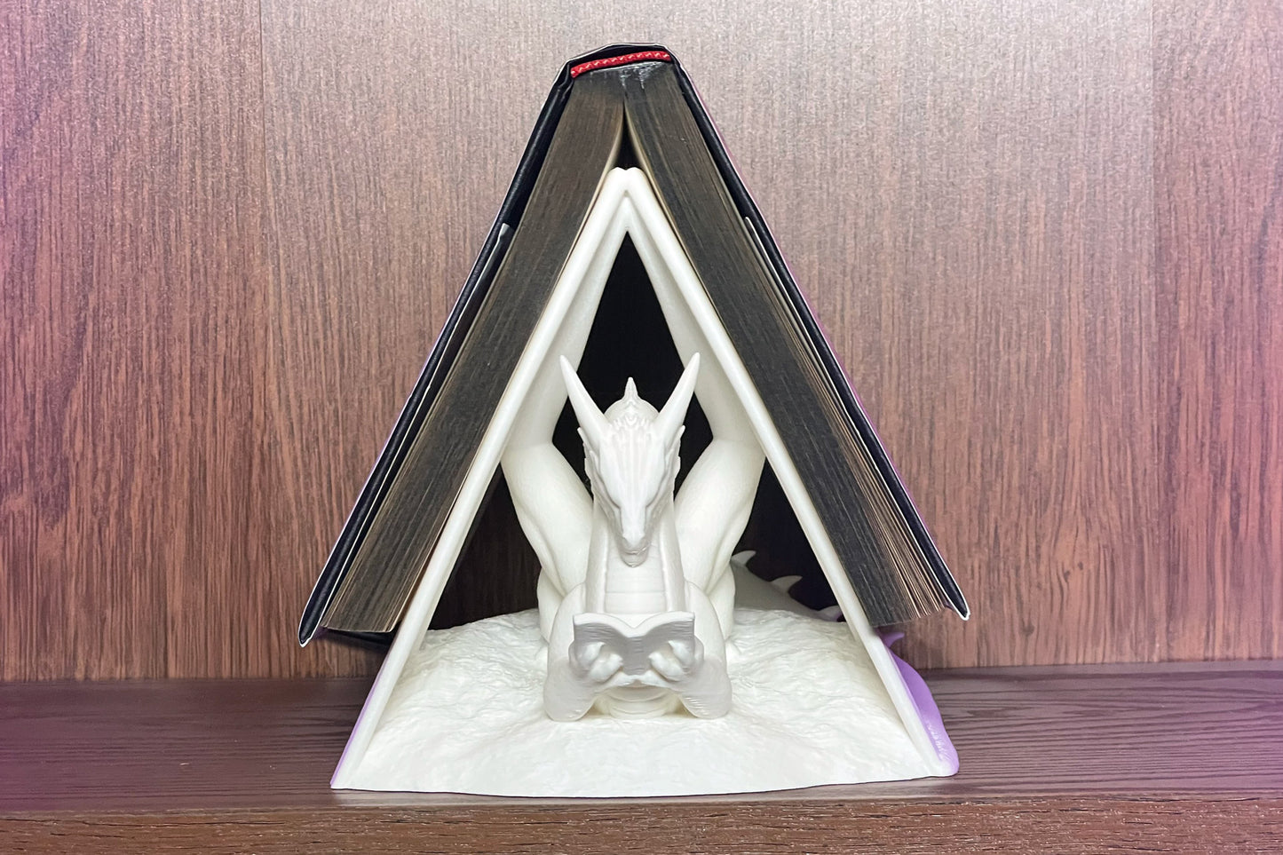The Scholar of Hidden Realms - Dragon Book Holder